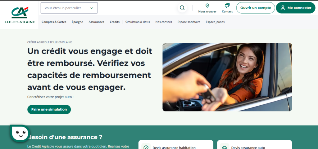 CA35 en ligne : accéder à son compte Crédit Agricole Ille-et-Vilaine et gérer ses services bancaires