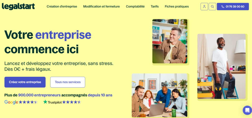 Création d’entreprise SAS ou SASU avec Legalstart : guide complet étape par étape