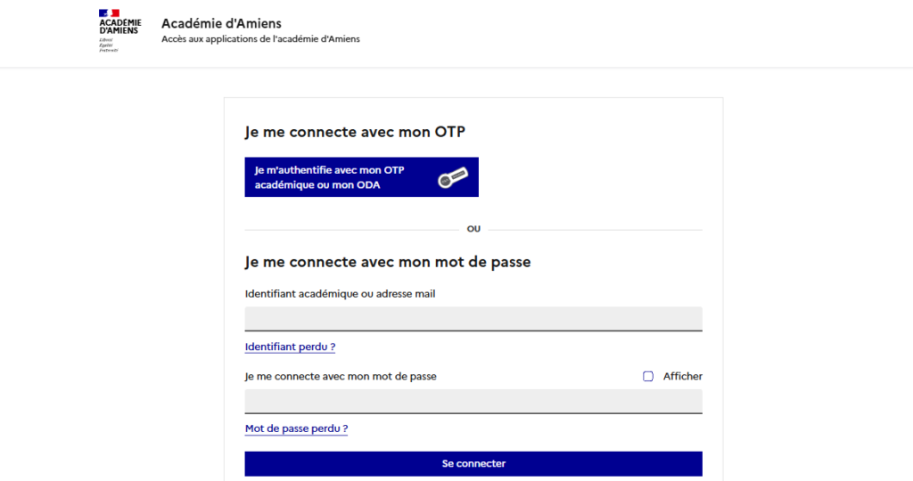 Intranet Académie Amiens : accès, messagerie et outils professionnels