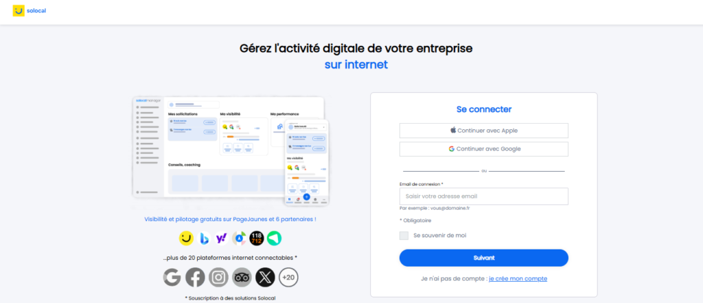 Solocal Manager: centraliser, automatiser et piloter sa visibilité locale en 2026