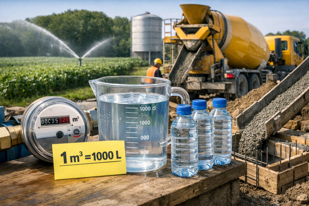 1m3 en litre : combien de litres dans un mètre cube ? Conversion simple et rapide