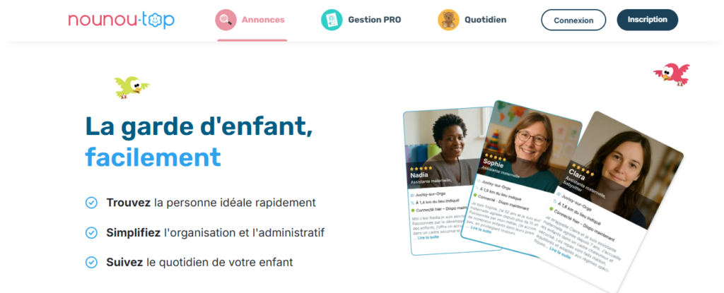 Nounou-Top : la solution de garde d’enfants idéale pour les parents qui travaillent