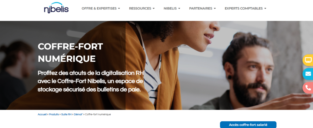 Nibelis coffre fort : accès sécurisé, bulletins de salaire et gestion RH dématérialisée