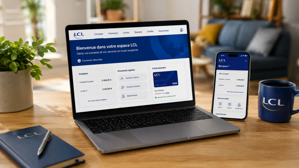 LCL particulier : accès à l’espace client et services bancaires en ligne
